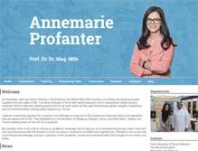 Tablet Screenshot of annemarieprofanter.com